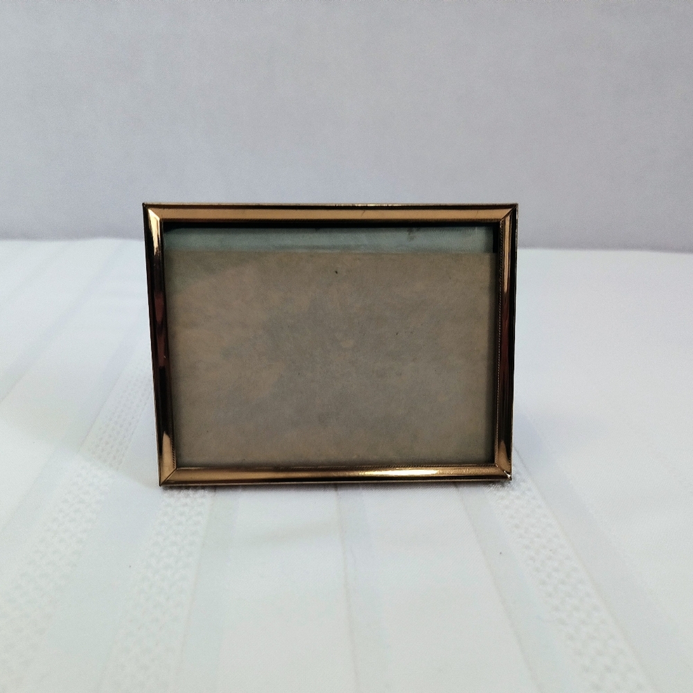 Vintage Solid Brass Photo Frame